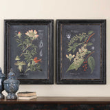 Midnight Botanicals Multicolor Wall Art (Set of 2)