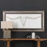 Western Skull Mount Multicolor Print