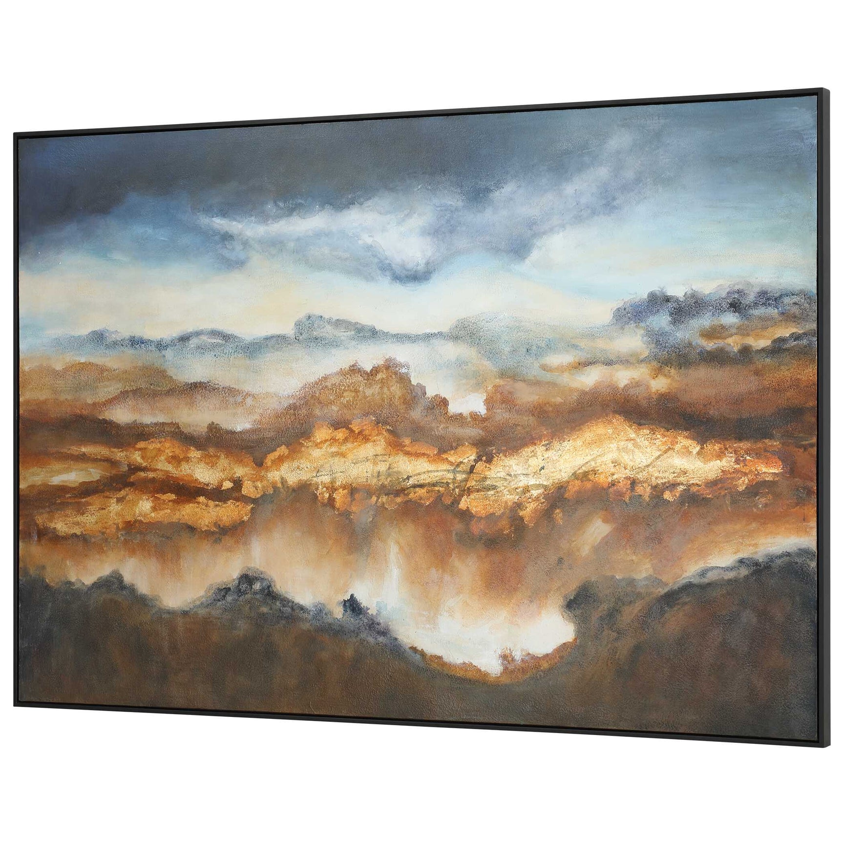 Valley Of Light Multicolor Landscape Art