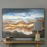 Valley Of Light Multicolor Landscape Art