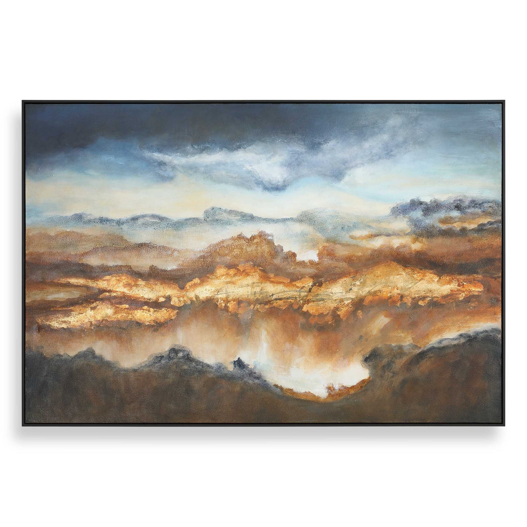 Valley Of Light Multicolor Landscape Art