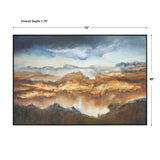 Valley Of Light Multicolor Landscape Art