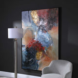 Summer Sunset Multicolor Abstract Art