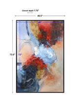Summer Sunset Multicolor Abstract Art