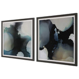 Telescopic Multicolor Abstract Framed Prints (Set of 2)