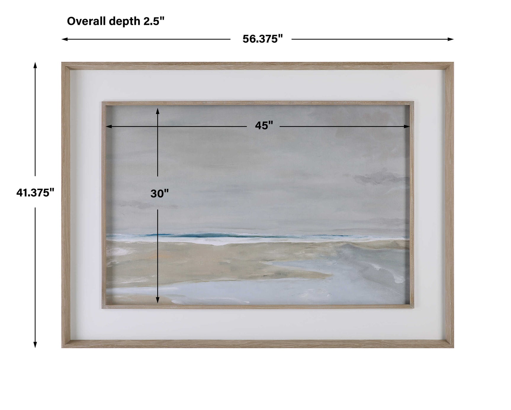 Oregon Coast Multicolor Framed Print