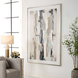 Placidity Multicolor Hand Painted Abstract Art
