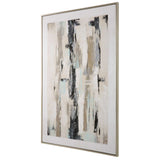 Placidity Multicolor Hand Painted Abstract Art