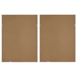 Seabreeze Multicolor Abstract Framed Canvas Prints (Set of 2)