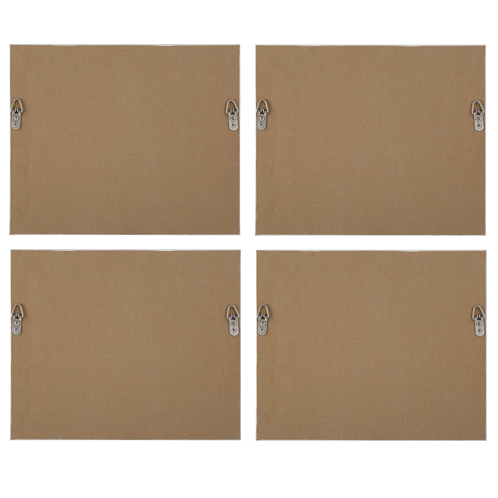 Quiet Meadows Green/Woodtone Framed Prints (Set of 4)