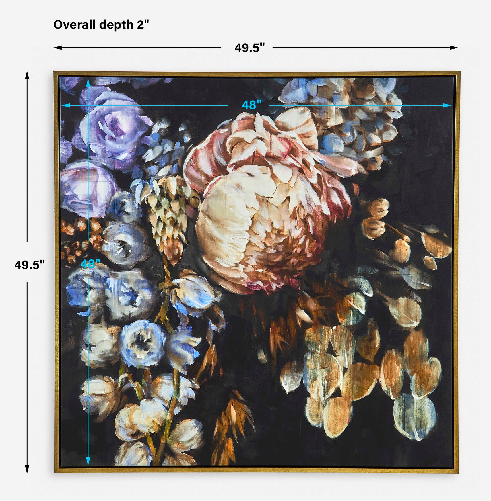 Natural Wonder Multicolor Framed Floral Art