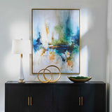 Excursion Multicolor Framed Abstract Art