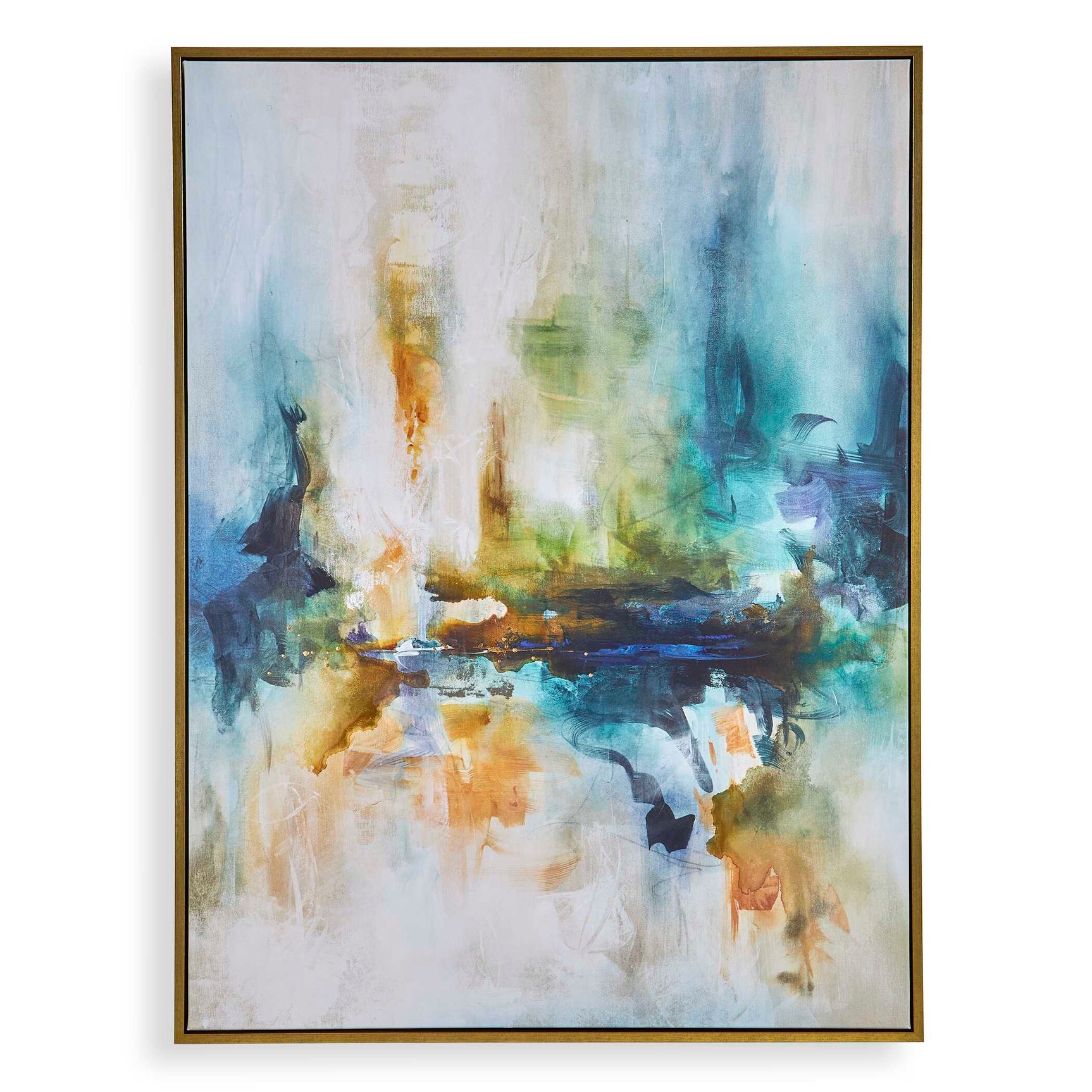 Excursion Multicolor Framed Abstract Art