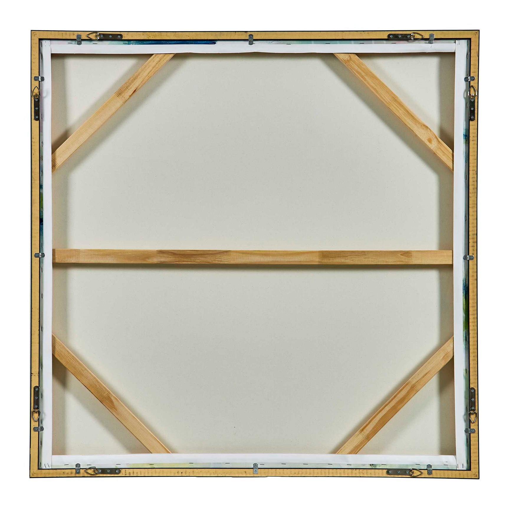 Abstract Reflections Multicolor Framed Canvas