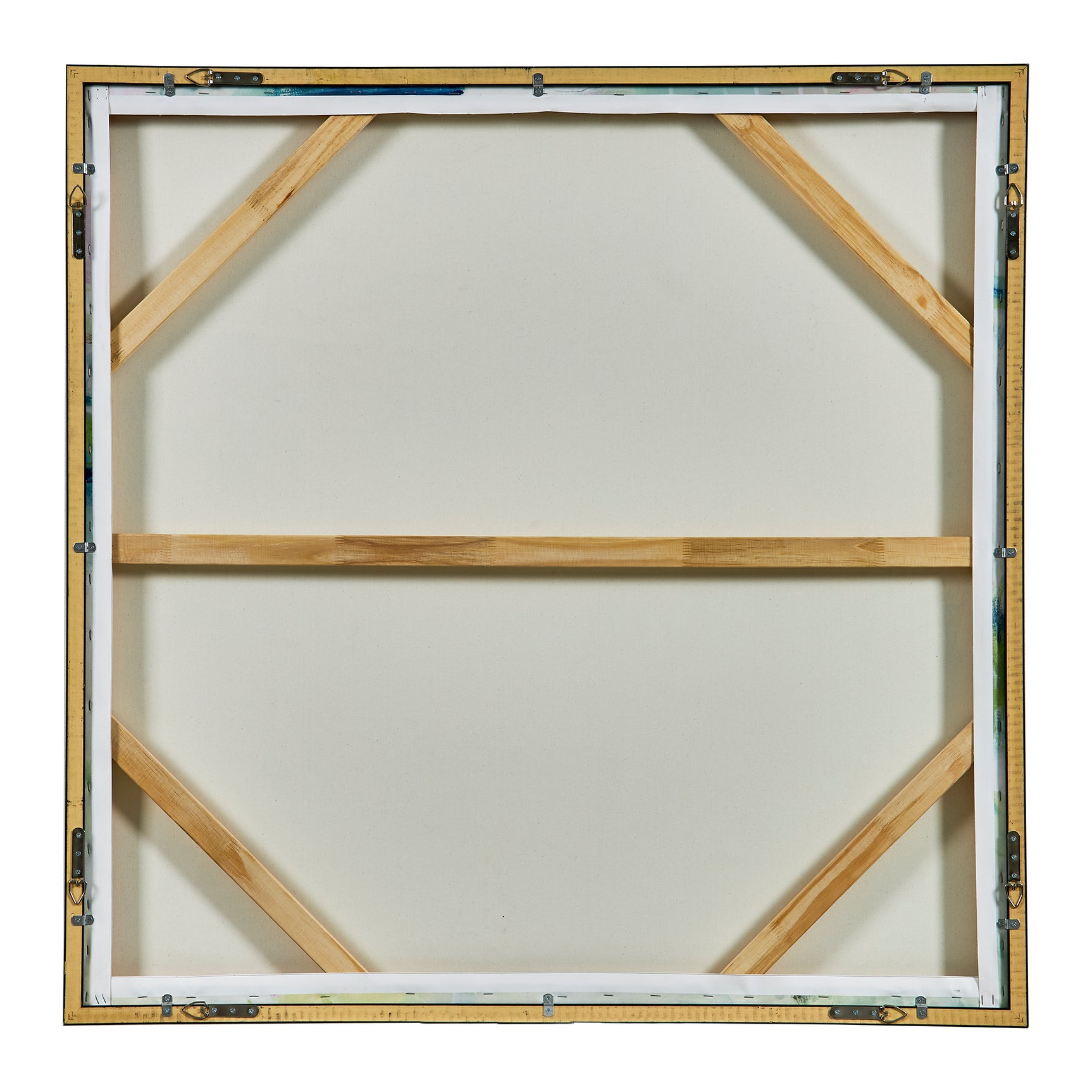 Abstract Reflections Multicolor Framed Canvas