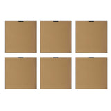 Fresh Start Red Abstract Prints (Set of 6)