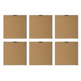Fresh Start Red Abstract Prints (Set of 6)