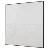Below The Surface White Abstract Art