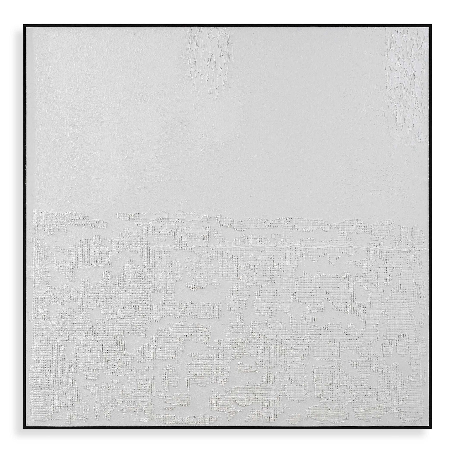 Below The Surface White Abstract Art