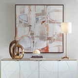 Neutral Nirvana Multicolor Abstract Canvas Art