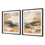 Cinnamon Shore Multicolor Framed Prints (Set of 2)