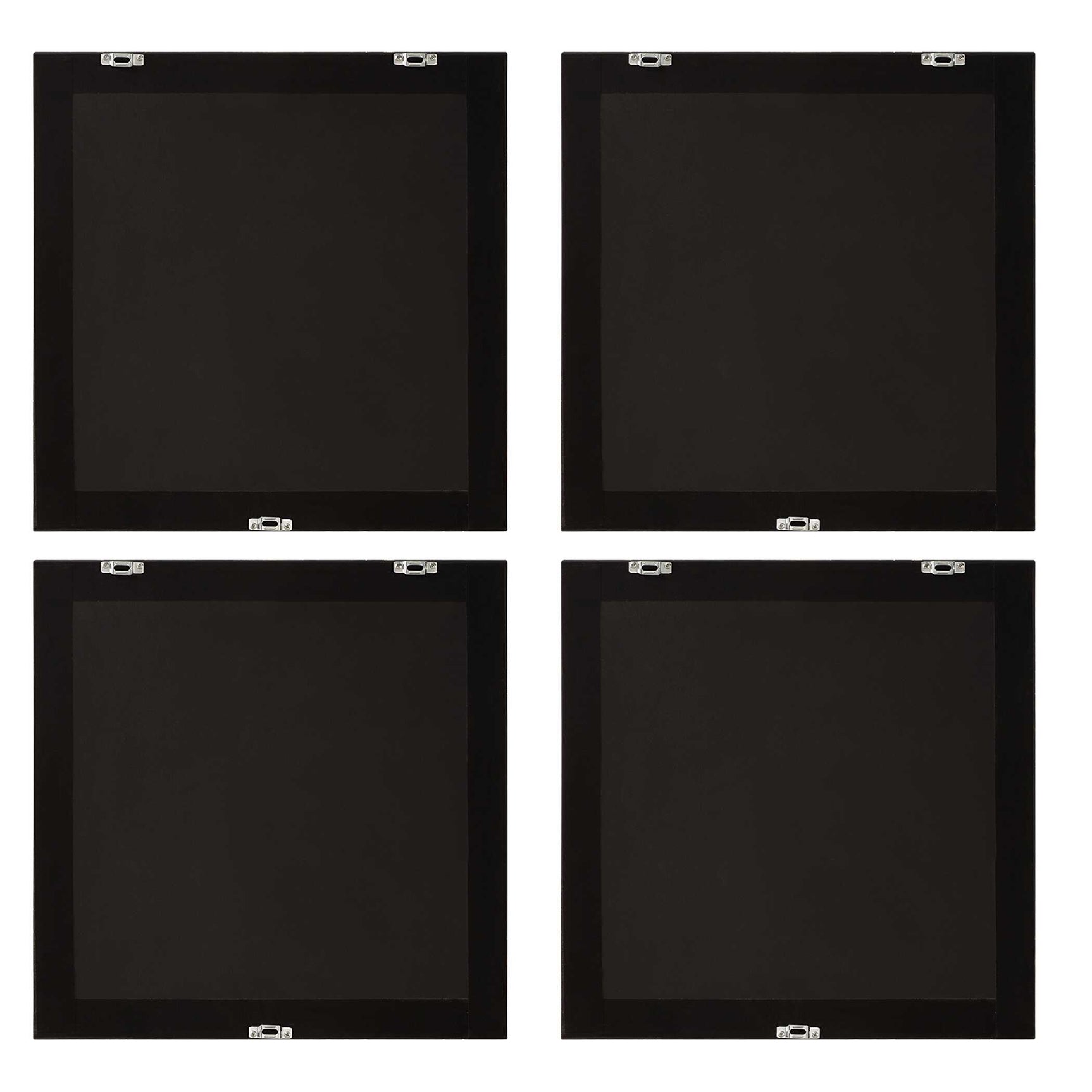 Fourfold Gold/White Framed Prints (Set of 4)