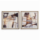 Vetrina Multicolor Framed Abstract Prints (Set of 2)