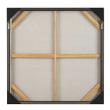 Walking The Line White Minimalist Canvas Art