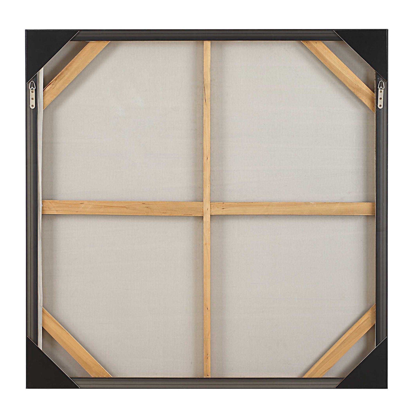 Walking The Line White Minimalist Canvas Art
