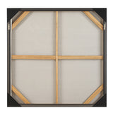 Walking The Line White Minimalist Canvas Art