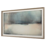 Deep Rains Woodtone Framed Abstract Print