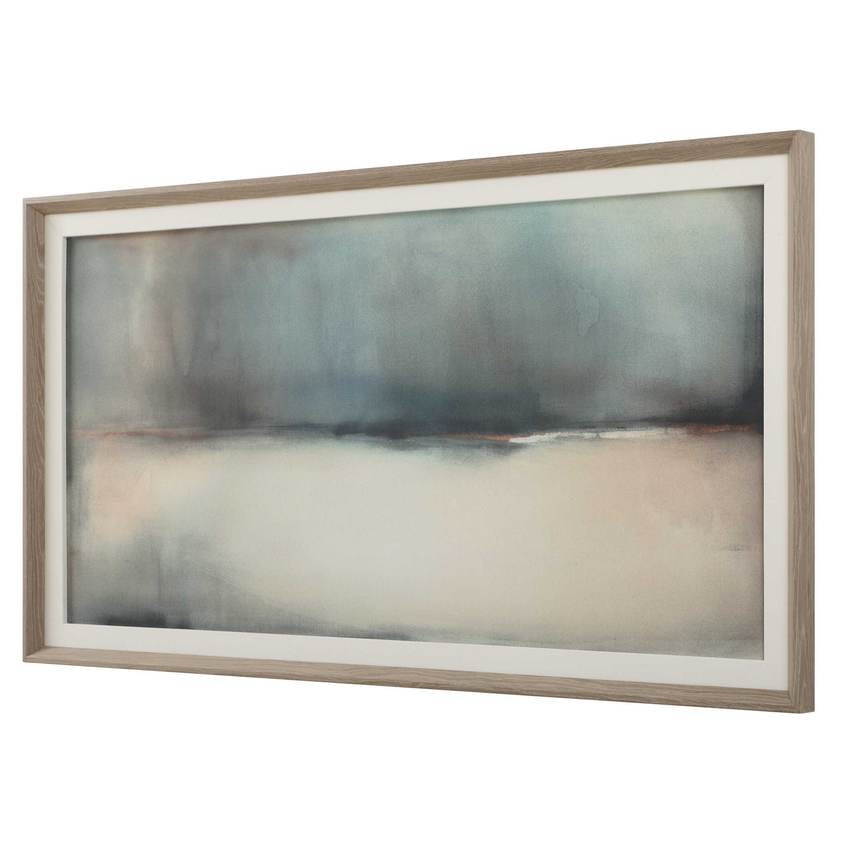 Deep Rains Woodtone Framed Abstract Print