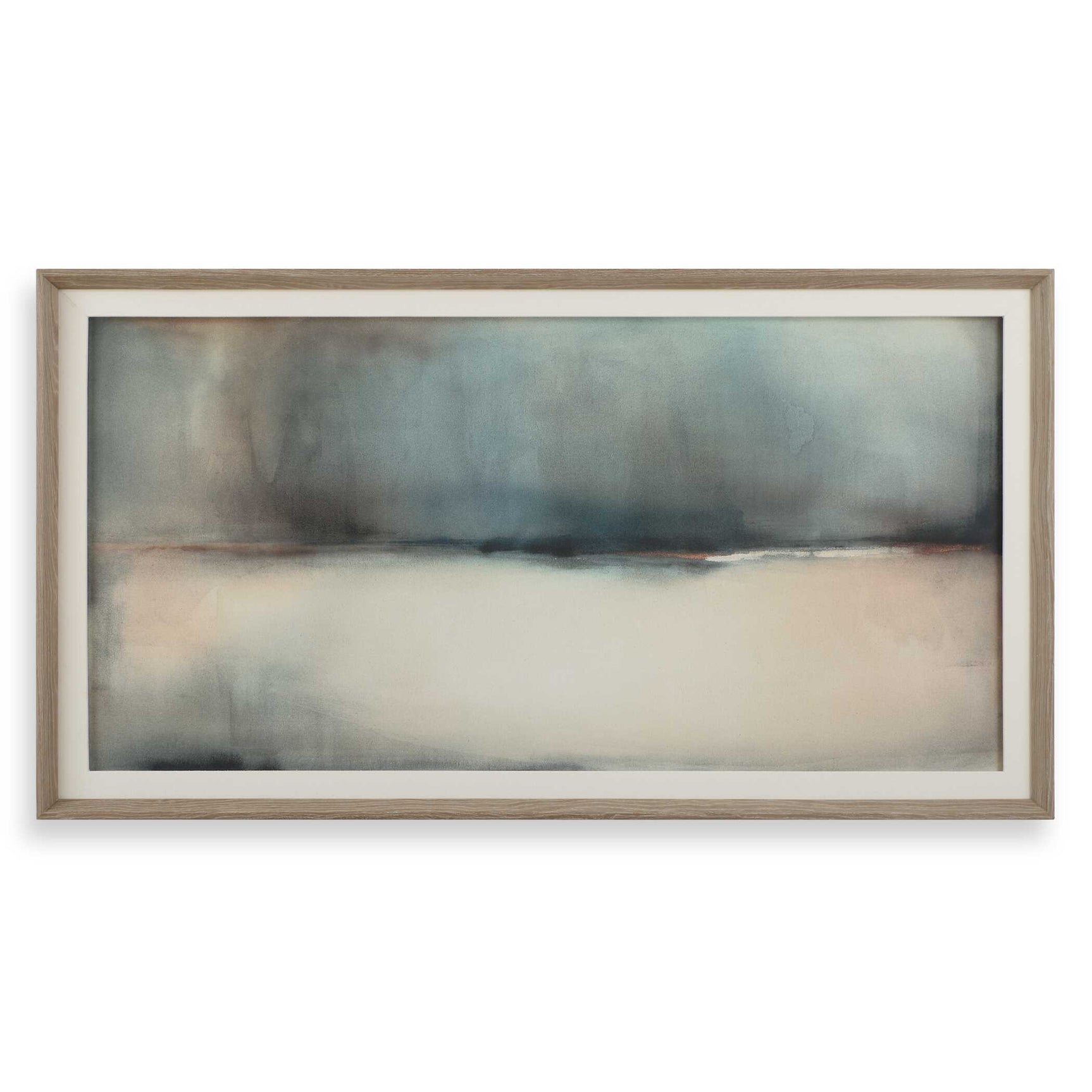 Deep Rains Woodtone Framed Abstract Print