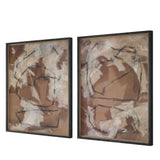 Rush & Dash Brown Framed Prints (Set of 2)