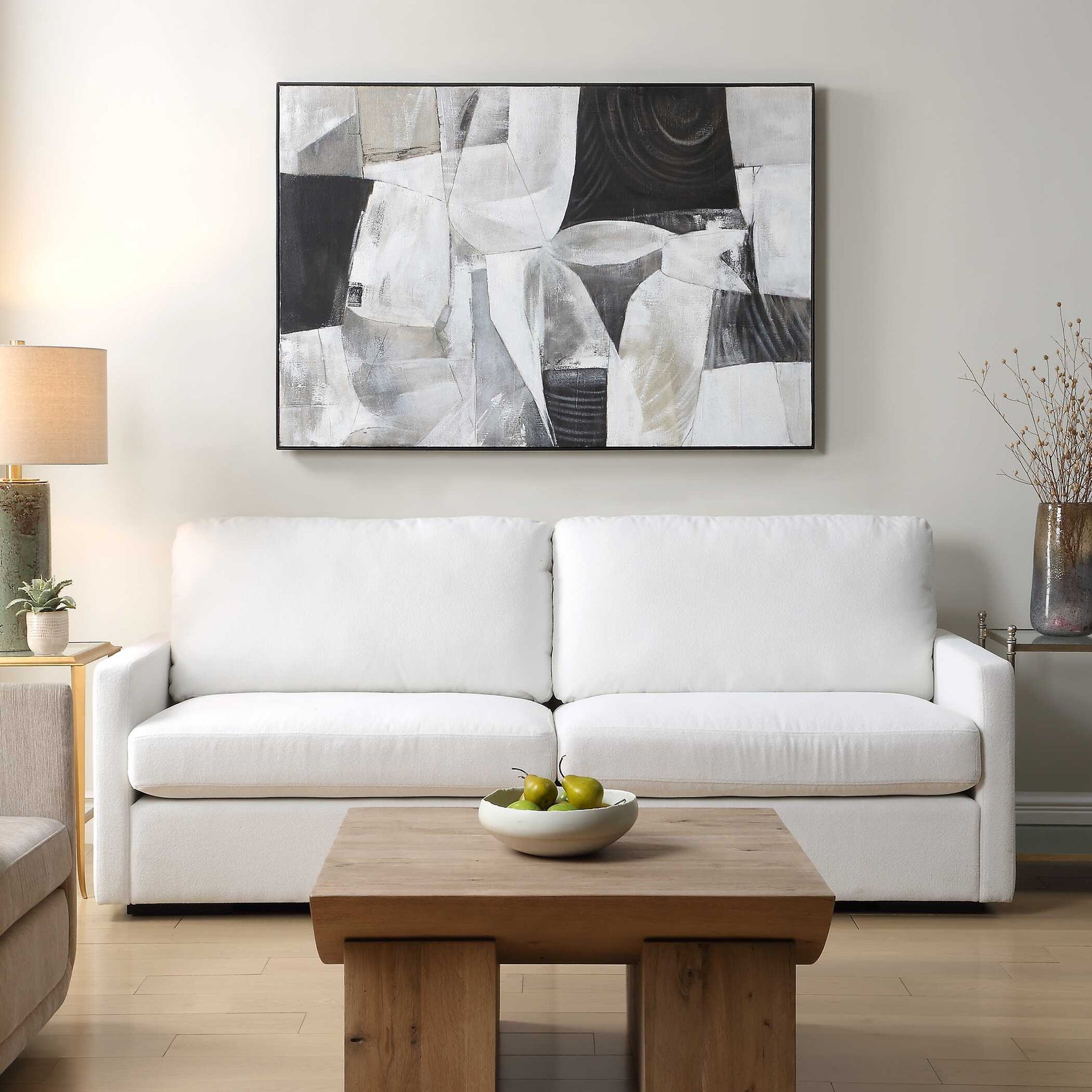 Folding Multicolor Time Framed Abstract Art