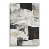 Folding Multicolor Time Framed Abstract Art