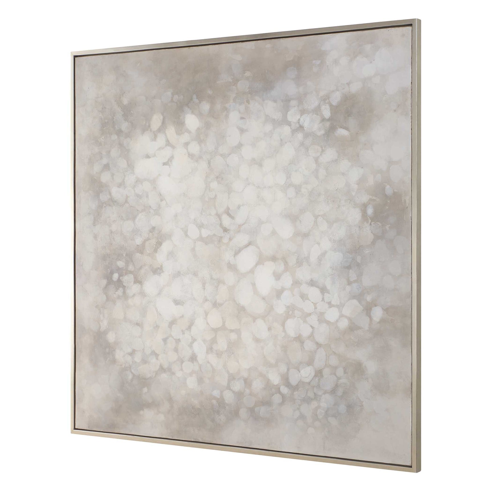Out Of Focus Multicolor Framed Abstract Art