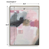 Process Multicolor Framed Abstract Art