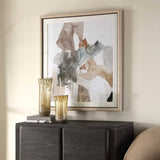 Cohesion Multicolor Framed Abstract Print