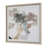 Cohesion Multicolor Framed Abstract Print