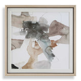 Cohesion Multicolor Framed Abstract Print