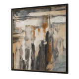 Landslide Multicolor Framed Abstract Print