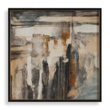 Landslide Multicolor Framed Abstract Print