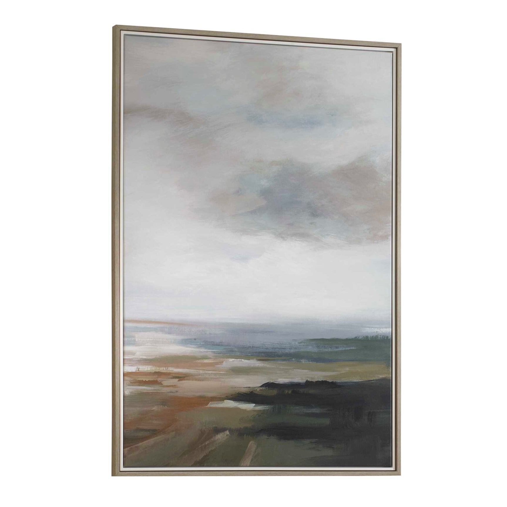 Lowlands Multicolor Framed Landscape Print