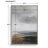 Lowlands Multicolor Framed Landscape Print