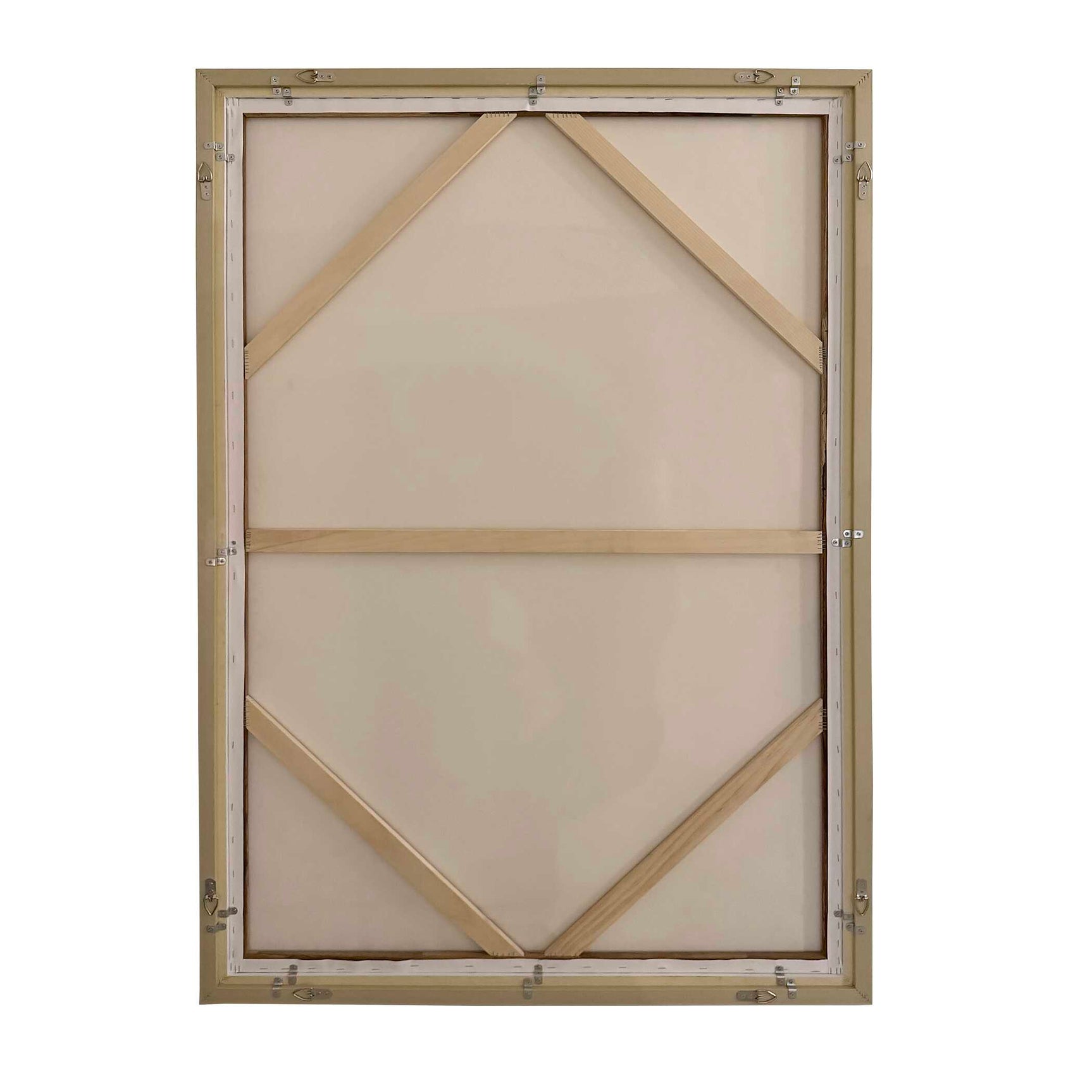 Bluster Multicolor Framed Abstract Canvas