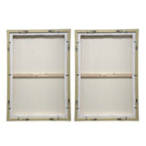 Abstract Afternoon Multicolor Framed Canvases (Set of 2)
