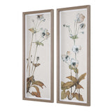 Garden Study Multicolor Framed Floral Prints (Set of 2)
