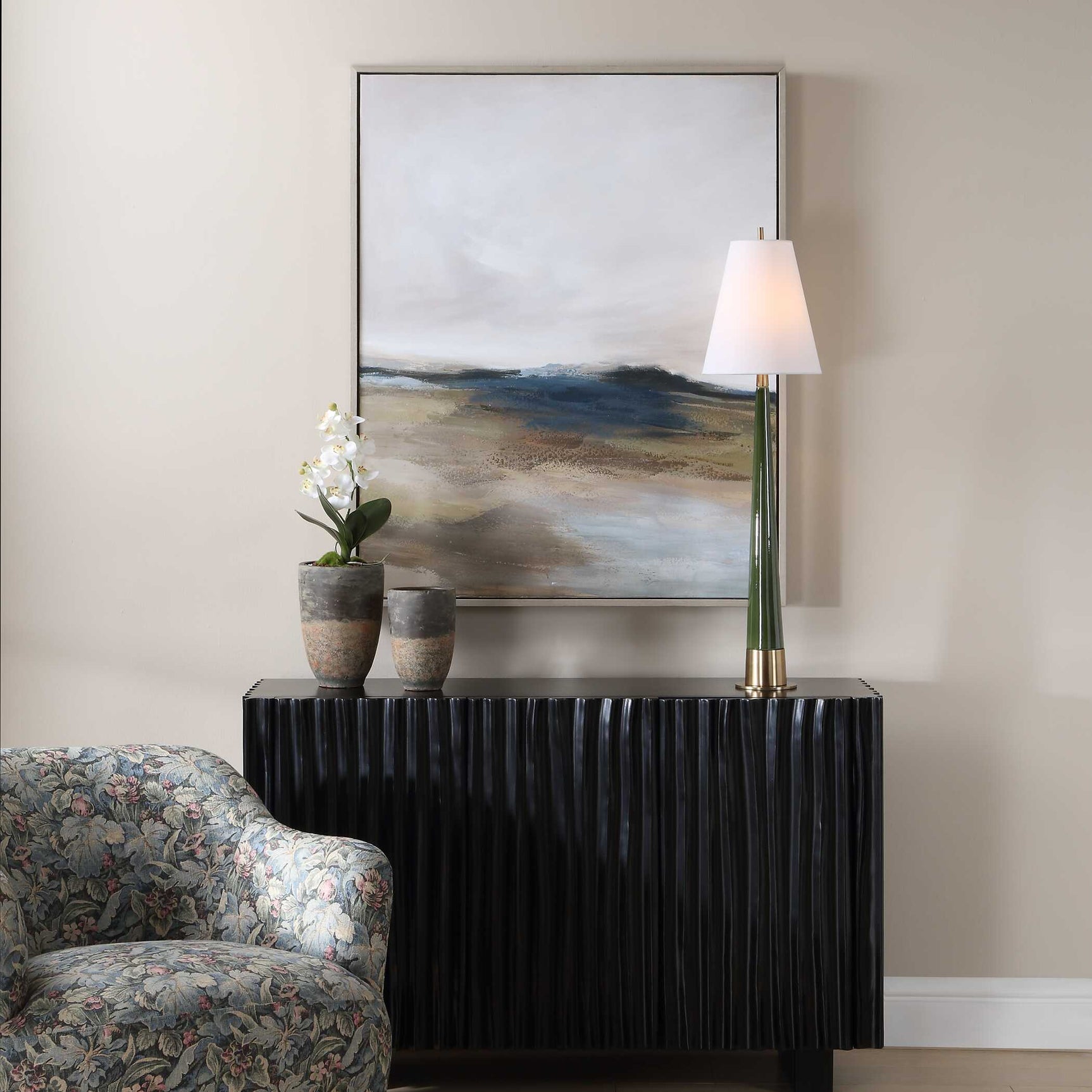 Prairie's Edge Multicolor Landscape Canvas