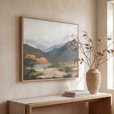 Fading Memory Multicolor Landscape Art